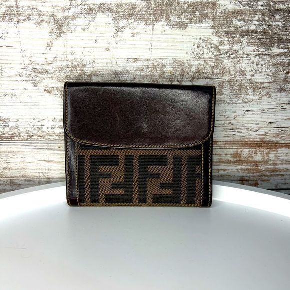 Fendi Handbags - PREMIUM FENDI ZUCCA Bifold wallet. Very little wear, great condition!
